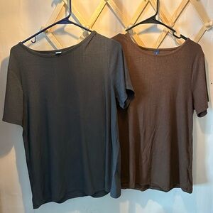 2 old navy Lux ribbed tops